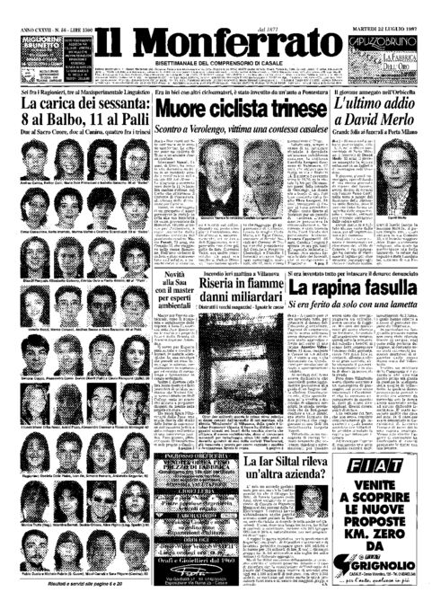 Il Monferrato - Edizione 56 del 22/07/1997